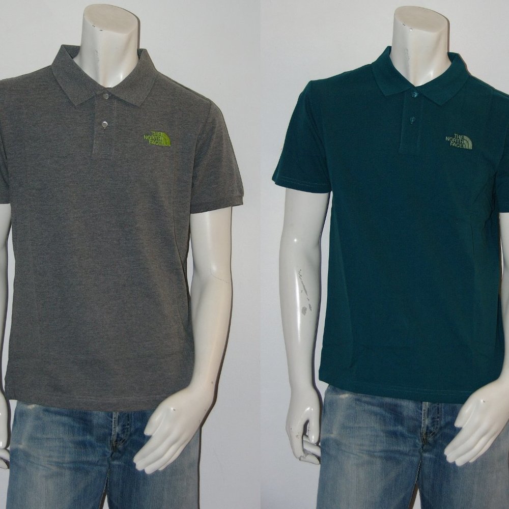 New The North Face Mens Polo T-Shirt 2 piece Small